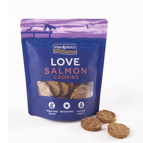 Laksekjeks til hund – Fish4Dogs