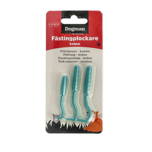 Dogman Flåttfjerner 3 størrelser i pakken