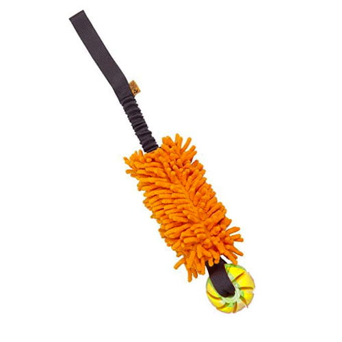 Dingo draleke til hund m/ strikk, «mopp» og ball