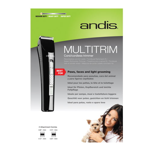 Hendig trimmer for ansikt og poter – Andis Multitrimmer Lithium