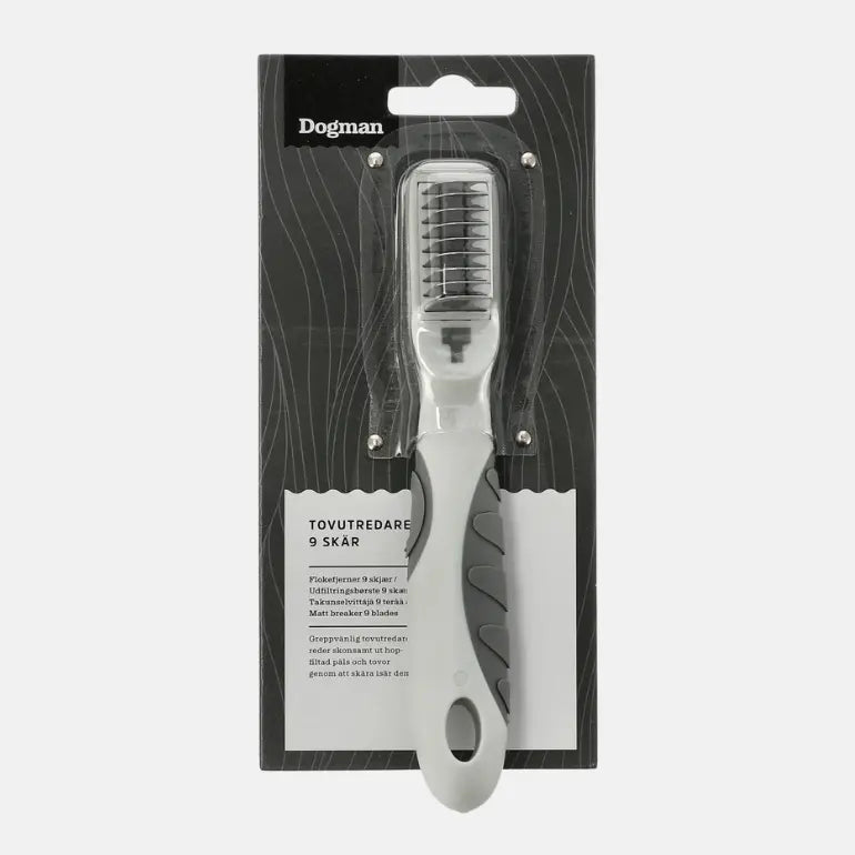 Grepsvennlig flokekutter fra dogman Kennel Equip på grå bakgrunn.