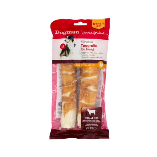 Tyggerull til hund - Chicken Chip Rolls 2-pk