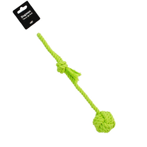 Hundeleke ball/tau Grønn