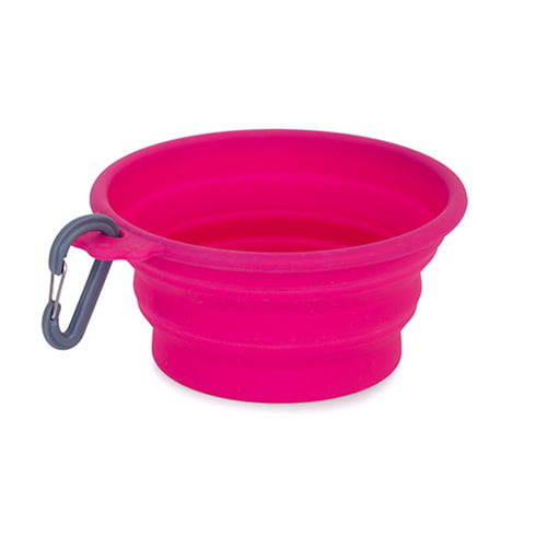 Reiseskål soft rosa