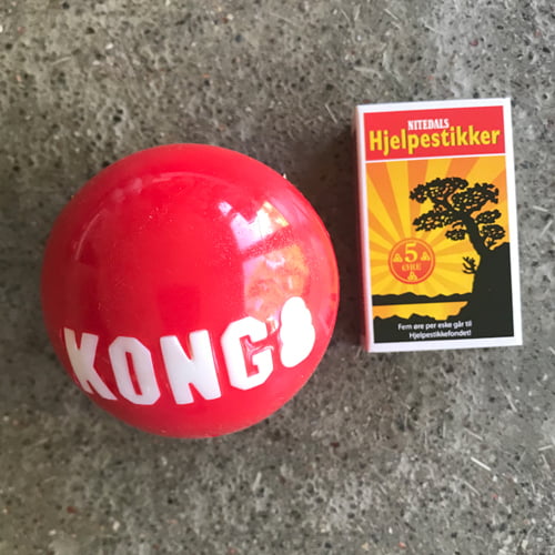 Ekstra solid ball til hund – KONG signature