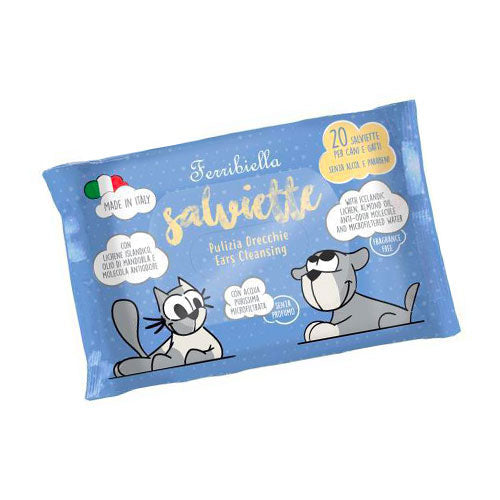 Våtservietter ørerens til hund - Ferribiella