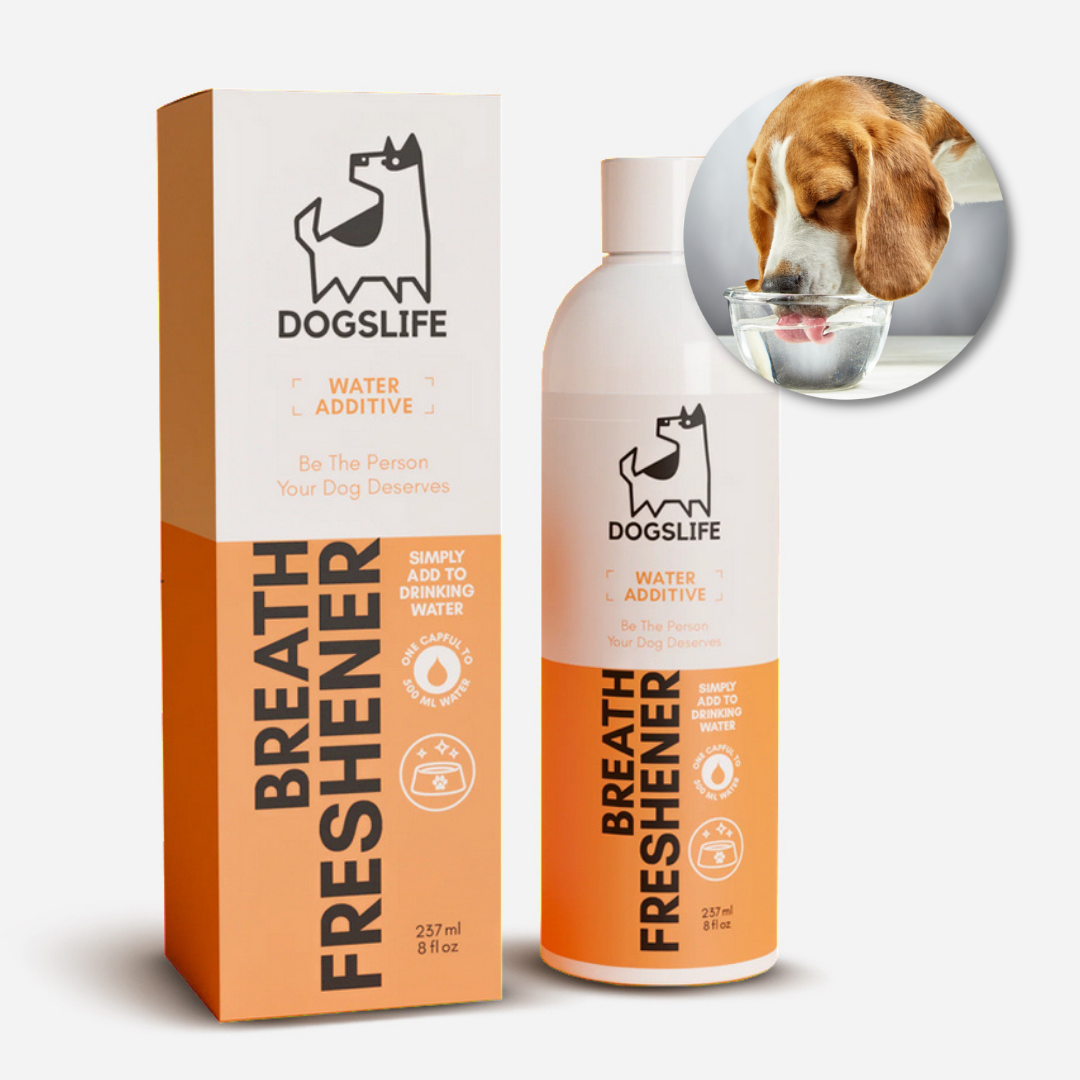 Frisk pust til hund – Vann-tilsetning fra OurDogsLife (237 ml)