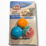 Trixie ballsett 3-pk – tre ulike lekeballer til hund
