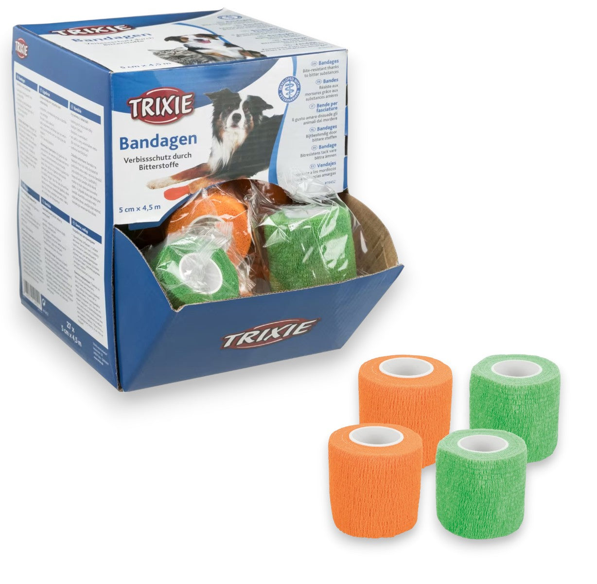 Trixie selvklebende bandasje til hund – 5 cm x 4,5 m