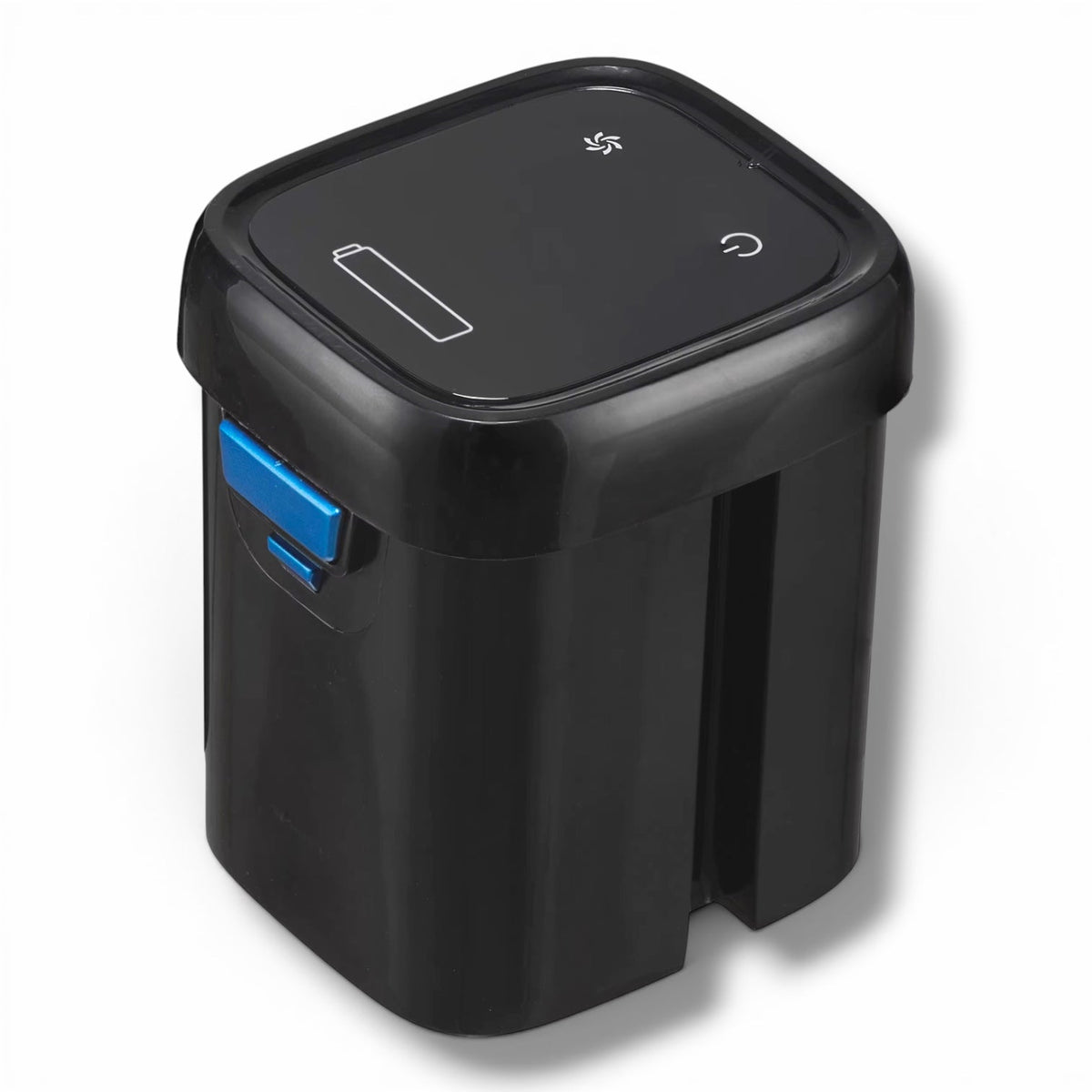Viser batteri og styringsenhet til V10 trådløs støvsuger