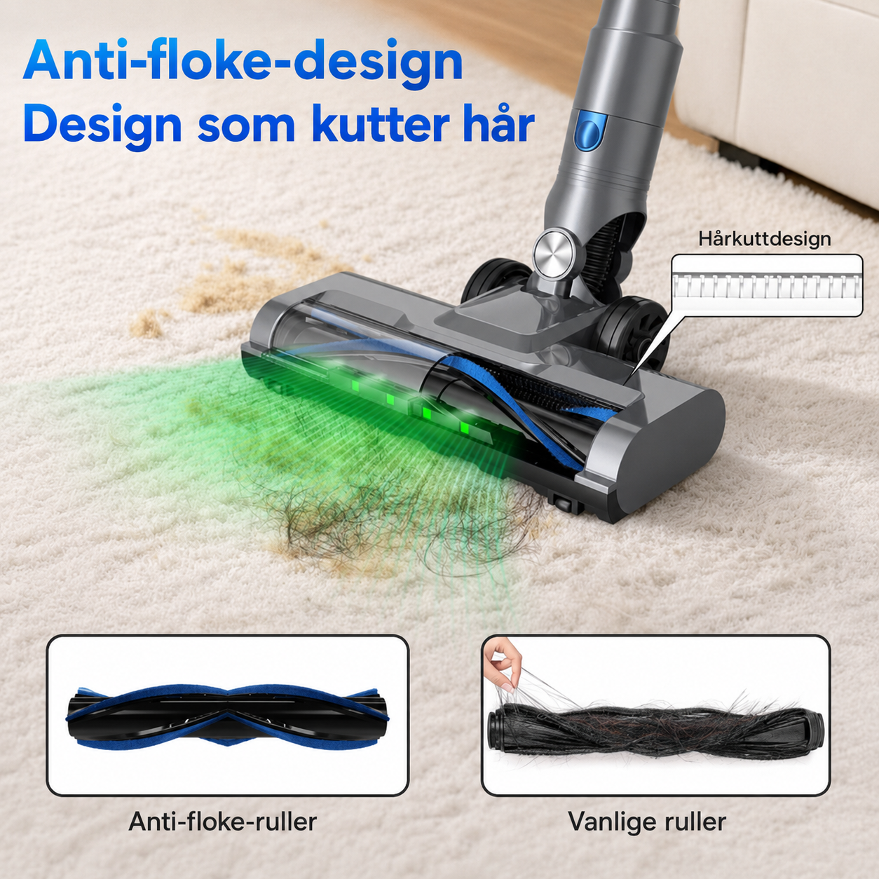 Trådløs støvsuger – Clean X V10 – 200 W