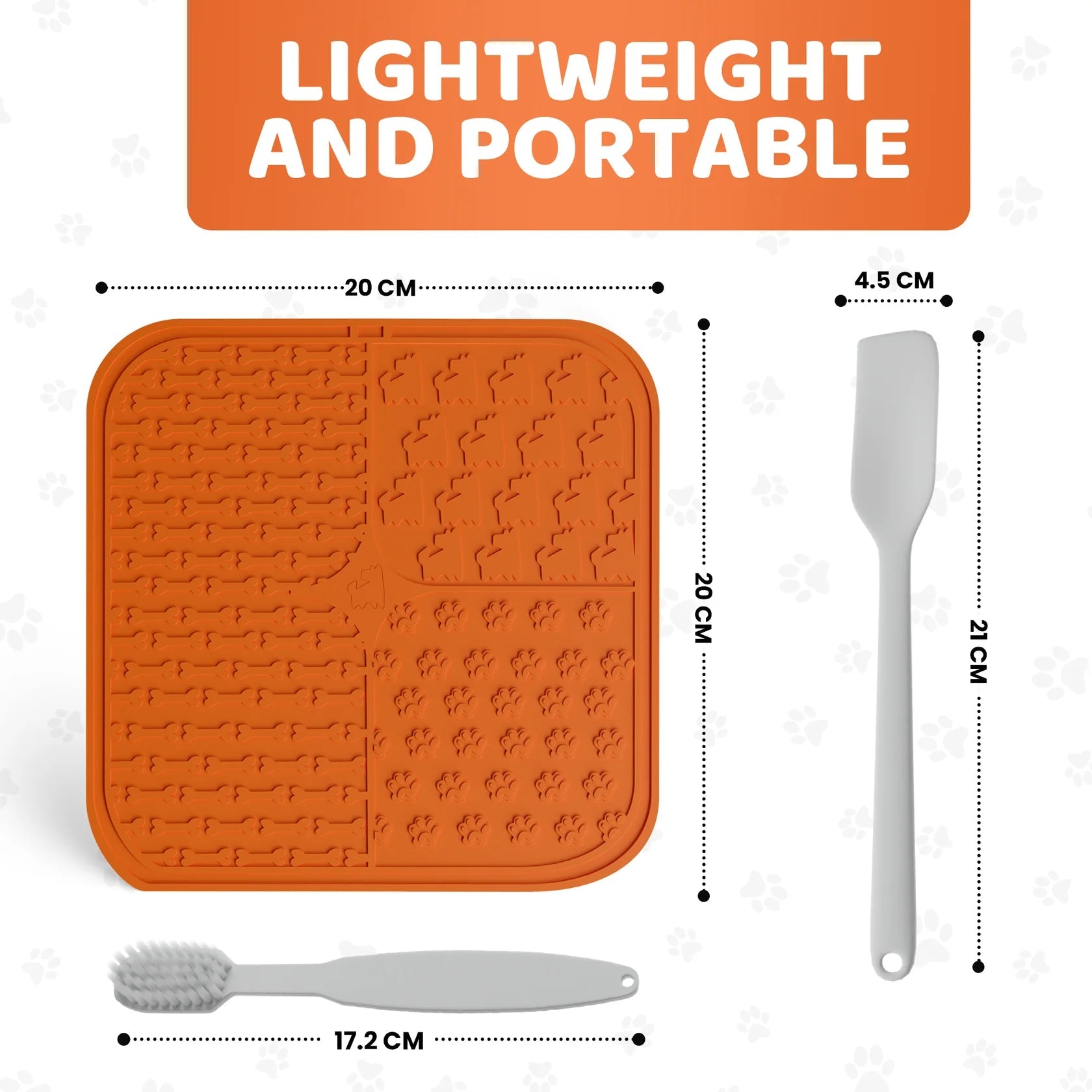 Slikkematte til hund med slikkepott og rengjøringsbørste – Lick Mat | Our Dogs Life