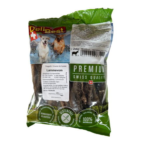 DeliBest lammevom til hund - 200 gram naturell