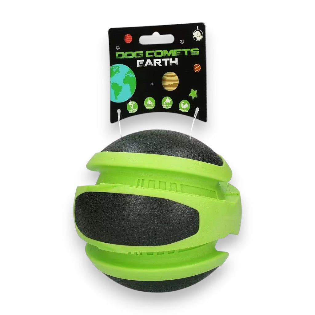 Dog Comets Planets grønn ball 14 cm