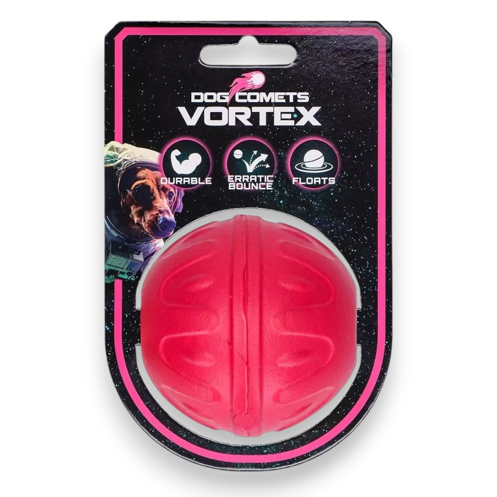 Dog Comets Vortex rosa hundeleke som flyter