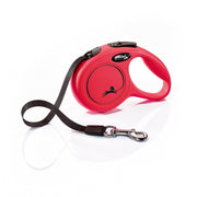 Flexi New Classic L rullekobbel 8 m – rød tape til hund opptil 50 kg