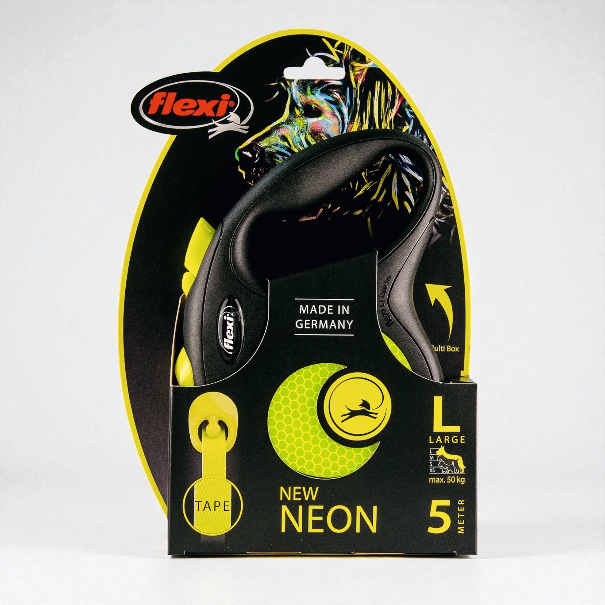 Flexi Classic Neon L 5 m