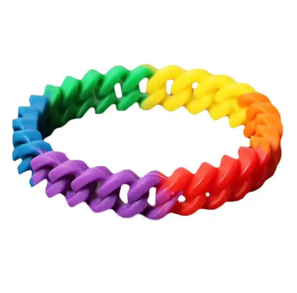 Happy Pride hundehalsbånd med navn – personlig halsbånd