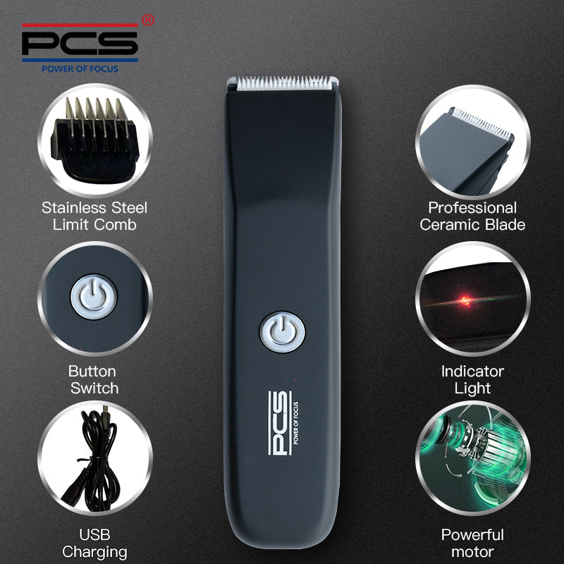 PCS CP-1800 hundeklipper – vanntett klippemaskin med keramisk blad