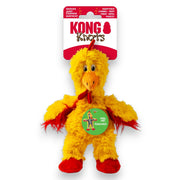 KONG Knots Chicken S hundeleke med tauskjelett og squeakers