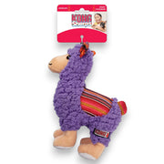 KONG Sherps Lama M hundeleke med knitrelyd og squeaker