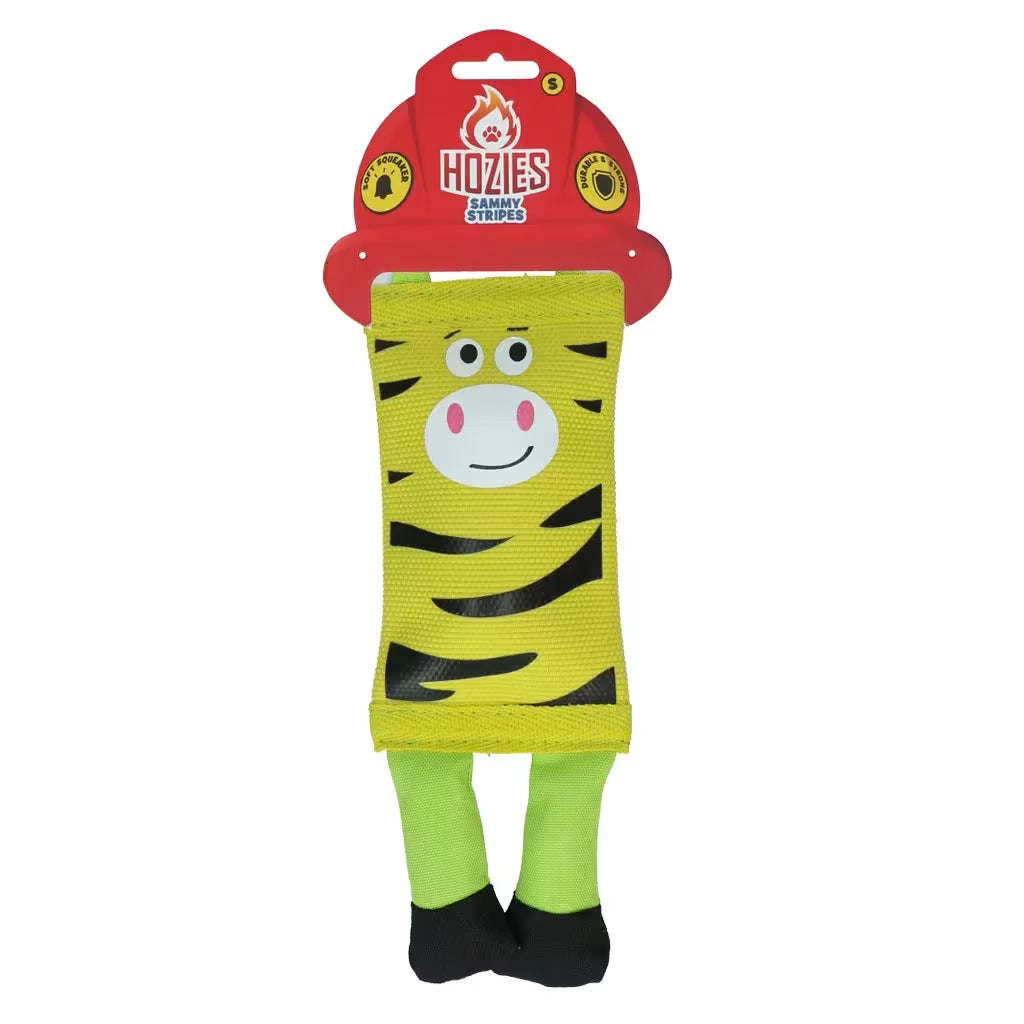 Hozies Sammy Stripes S – hundeleke i brannslange