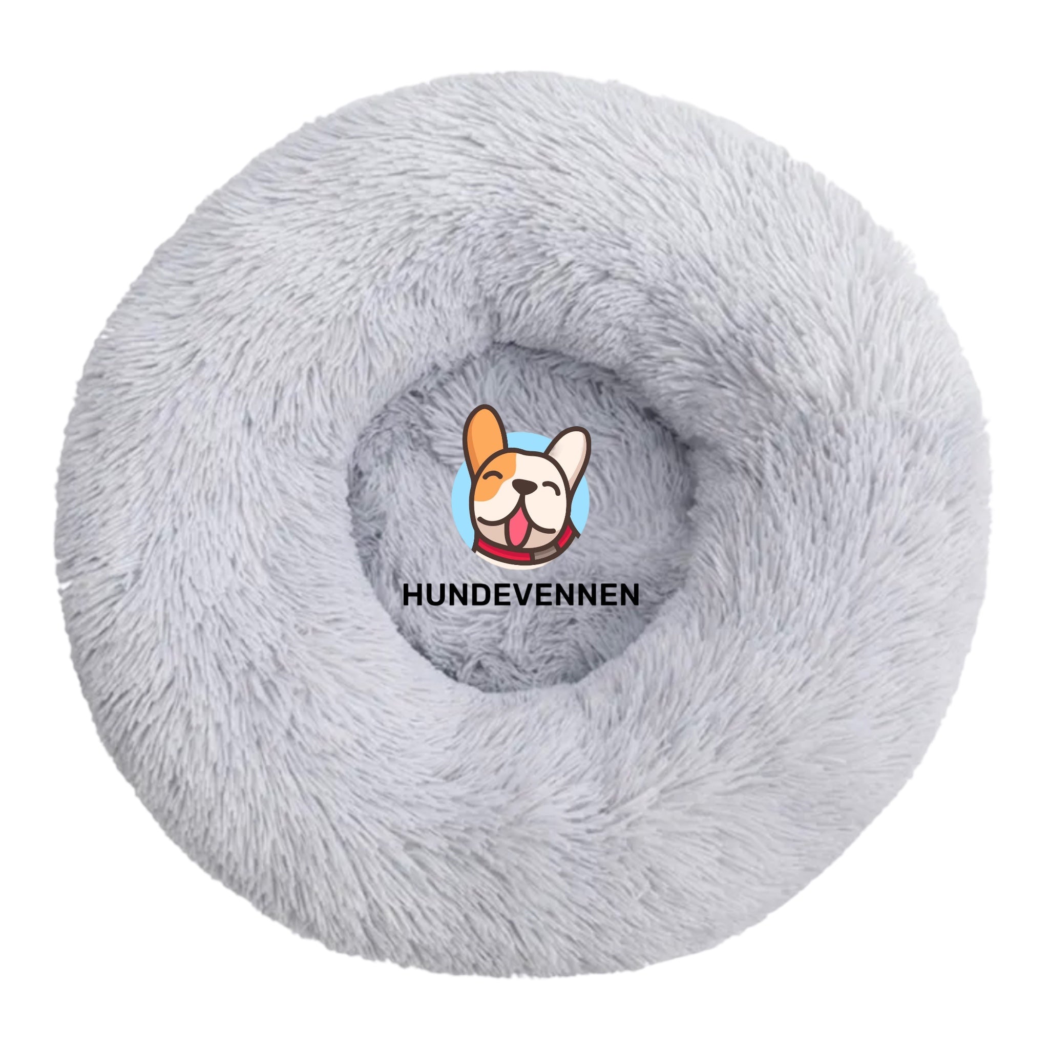 Hundeseng donut lysgrå