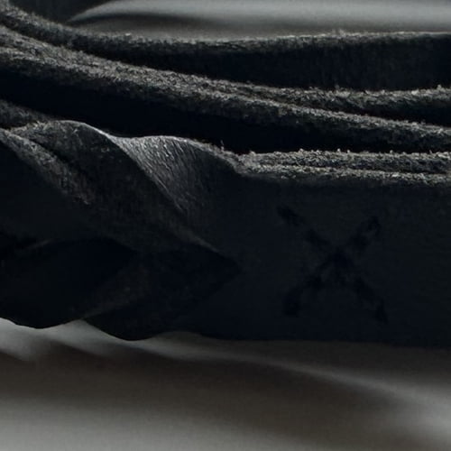 Hundebånd i sort lær – kvalitet fra Hunter