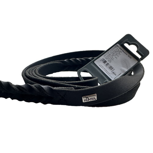 Hundebånd i sort lær – kvalitet fra Hunter