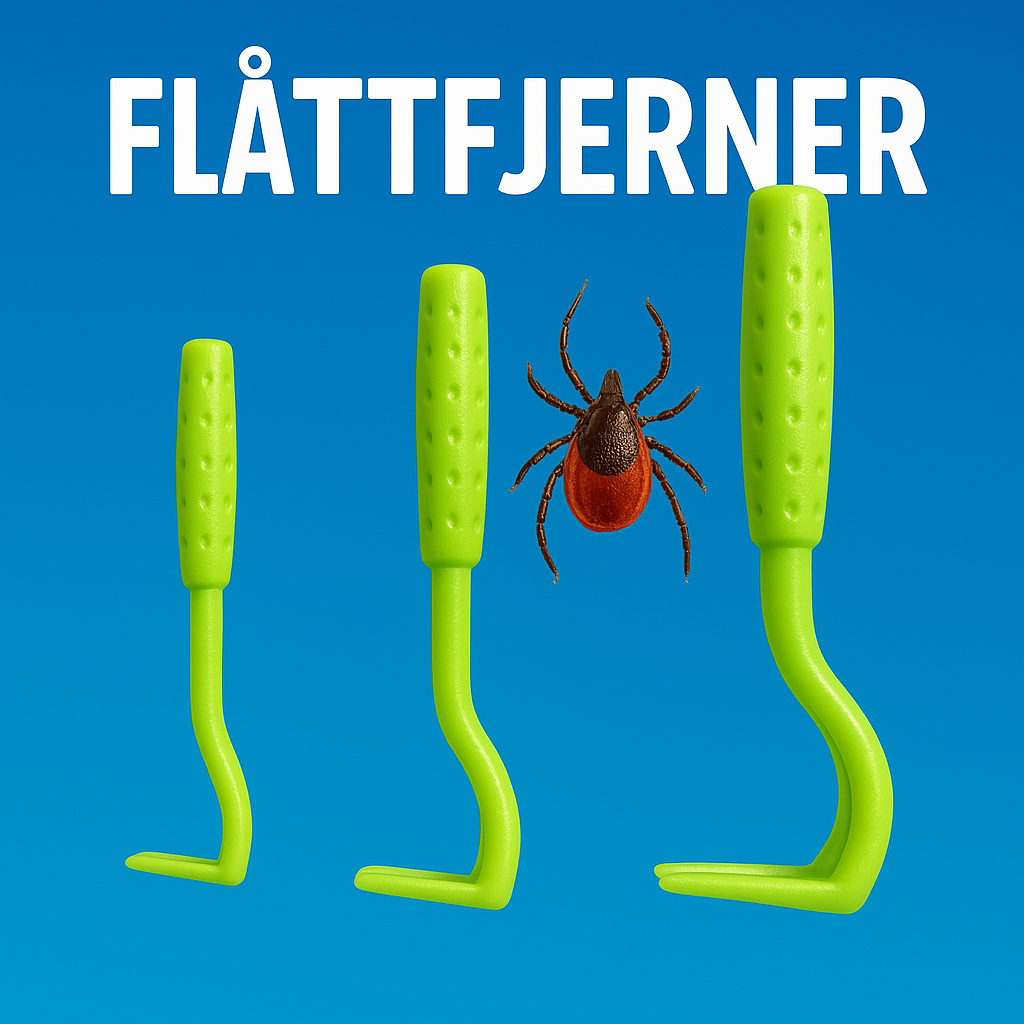 Flåttfjerner til hund – 3 størrelser