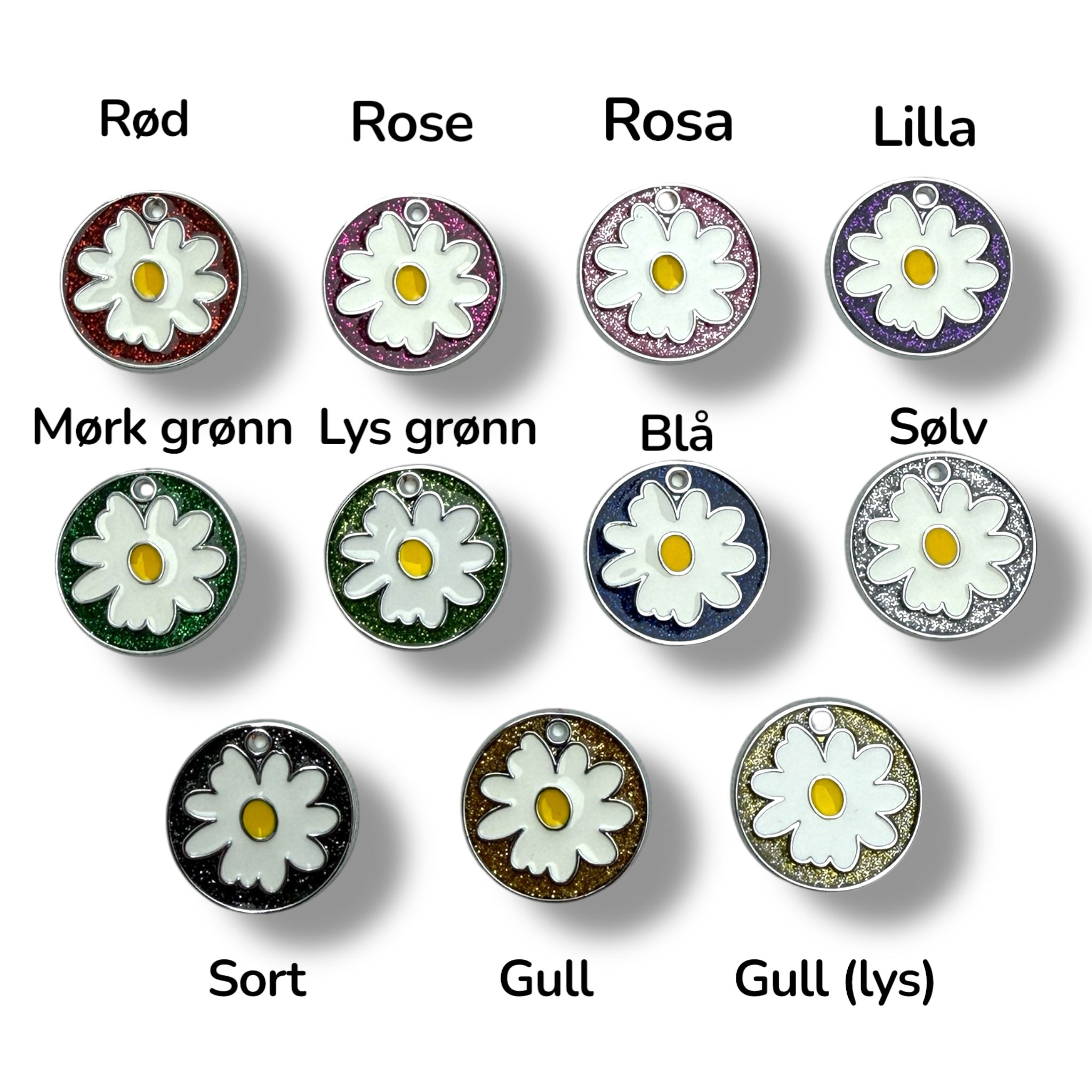 Personlig ID-brikke til hund og katt – 2,5 cm med gravering