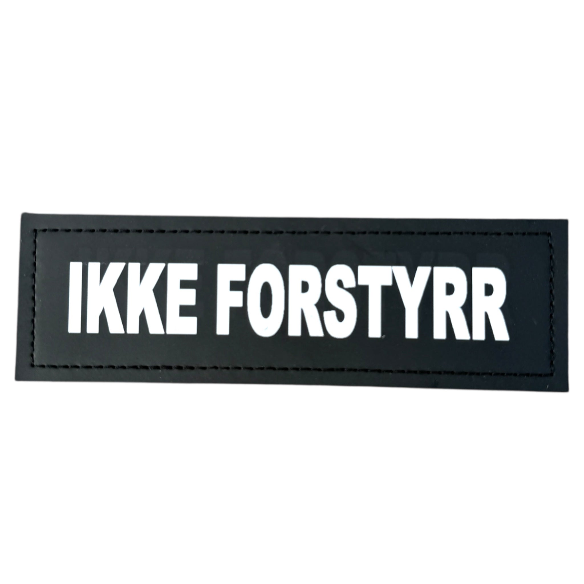 Ikke forstyrr patch til hundesele – borrelåsmerke