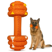 Tyggeleke til hund i naturgummi – fylles med godbiter