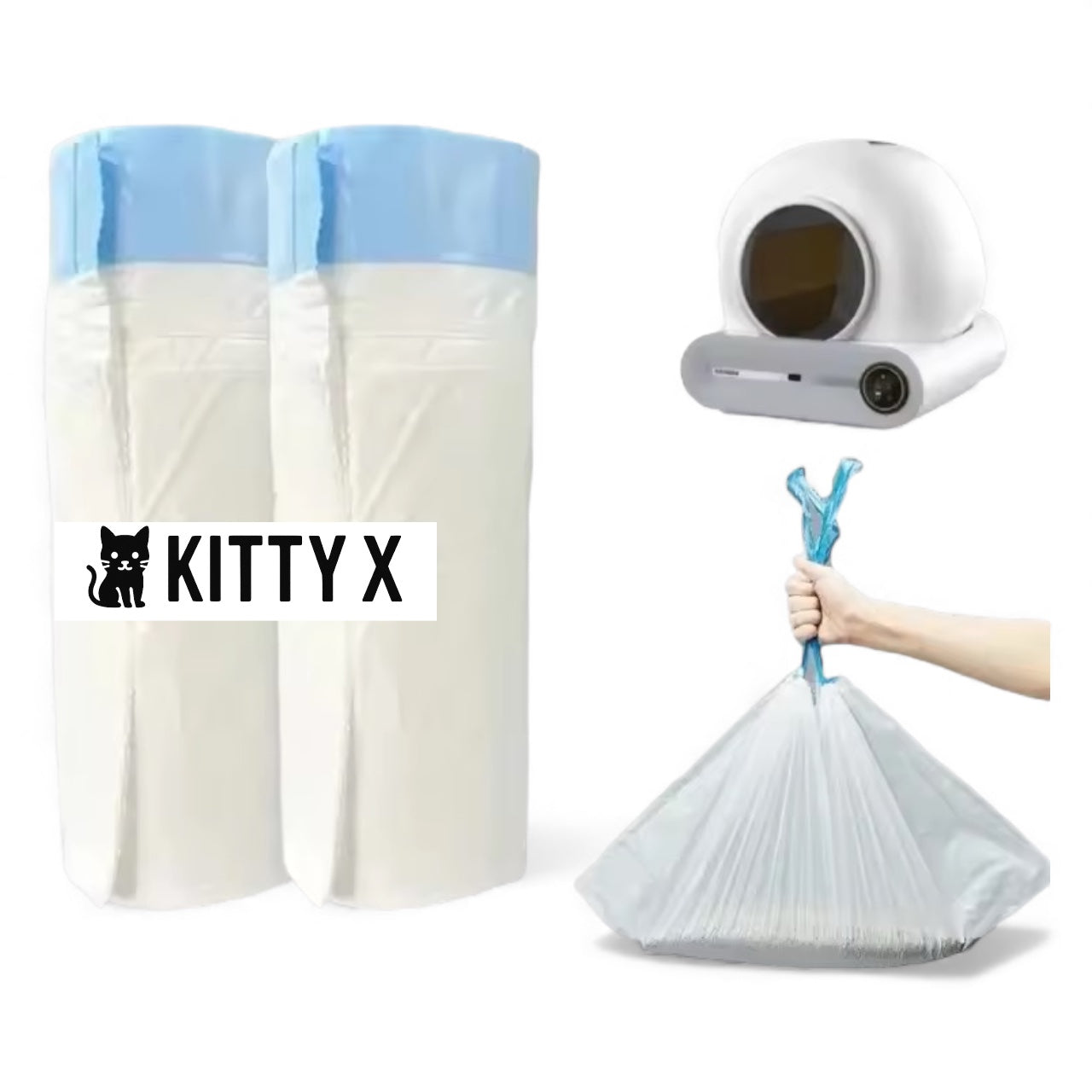 Avfallsposer til selvrensende kattedo – KITTY X 45 stk