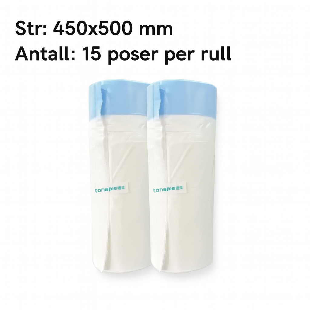 Avfallsposer til selvrensende kattedo – KITTY X 45 stk