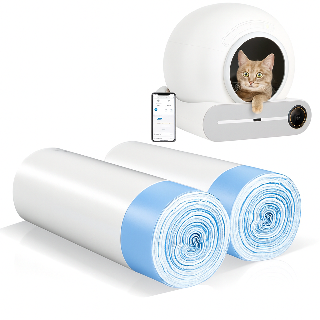 Avfallsposer til selvrensende kattedo – KITTY X 45 stk