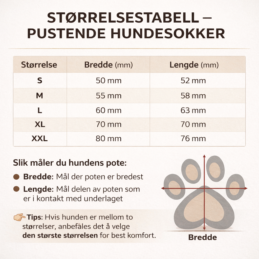 Potesokker til hund – sorte med vanntett såle
