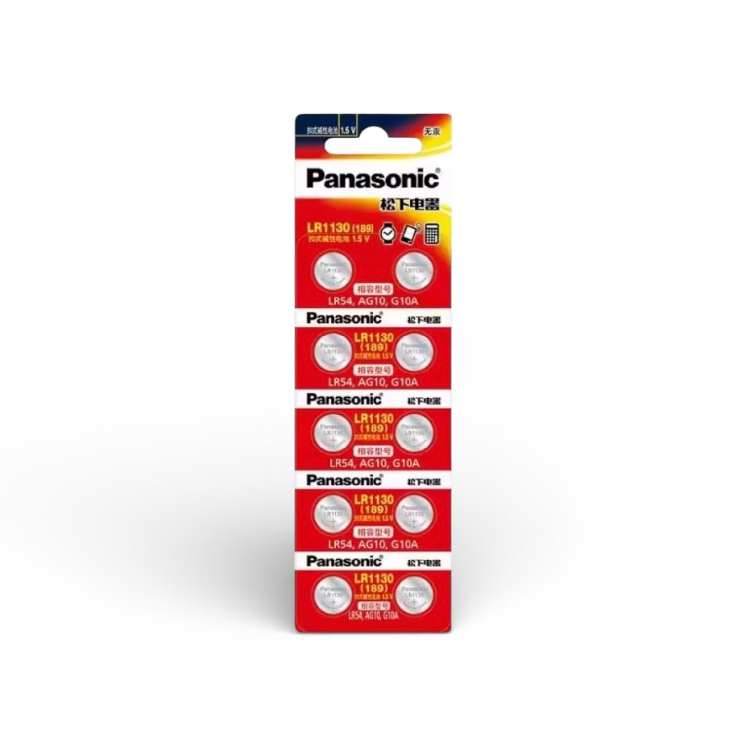 AG13 LR44 batterier 10-pk – alkaliske knappecellebatterier