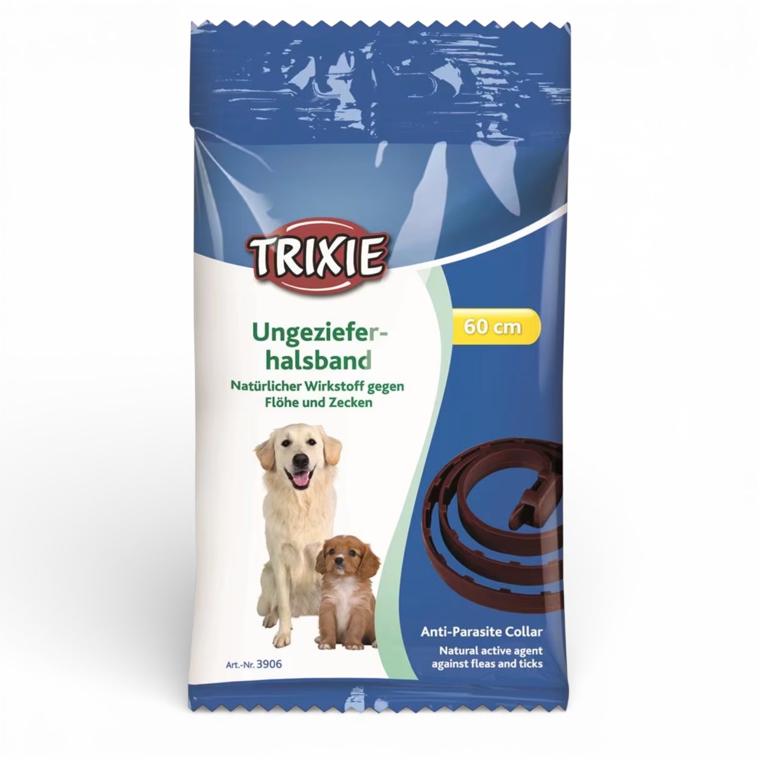 Urtehalsbånd til hund – 60 cm