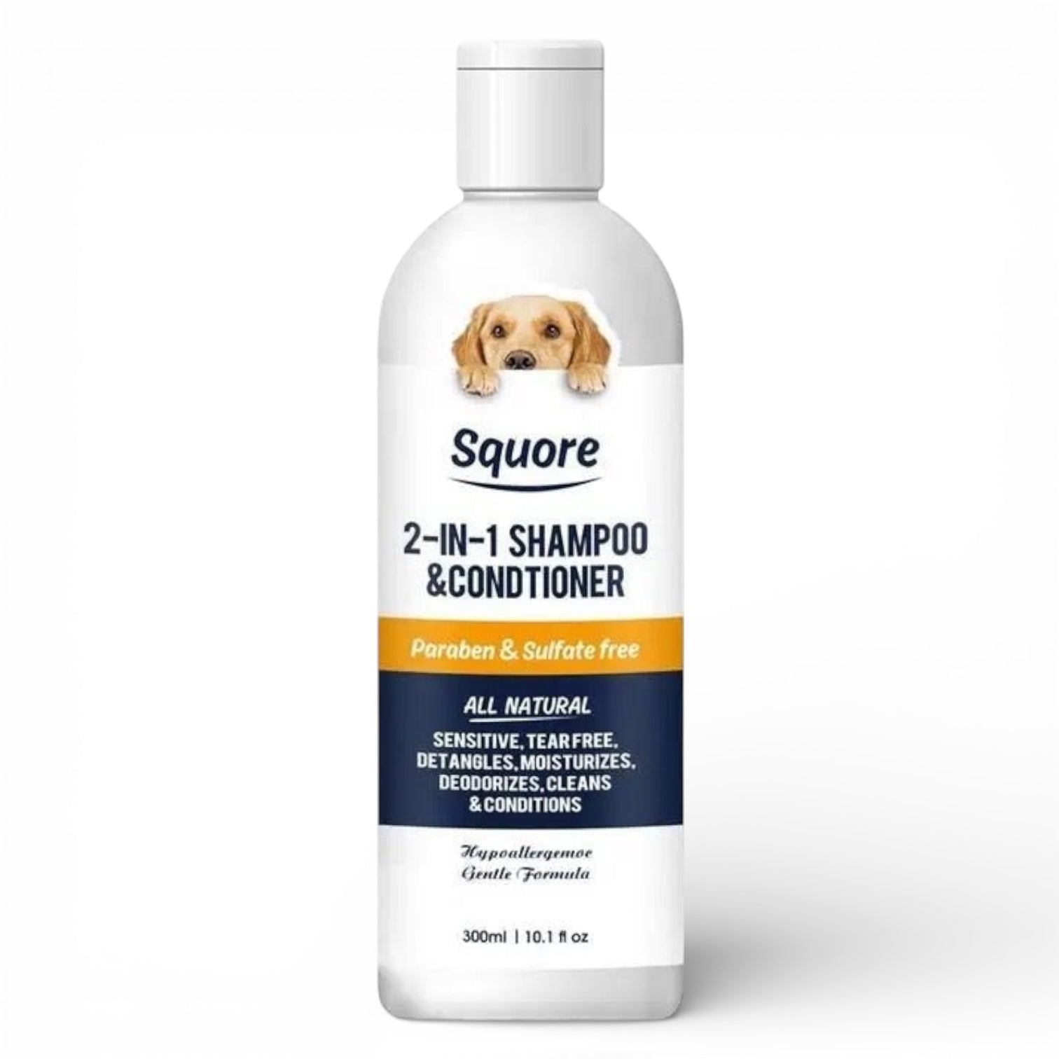 SQUORE 2-i-1 hundeshampoo og balsam 300 ml
