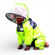 Regndress til hund – vanntett dress med hette og justerbar passform
