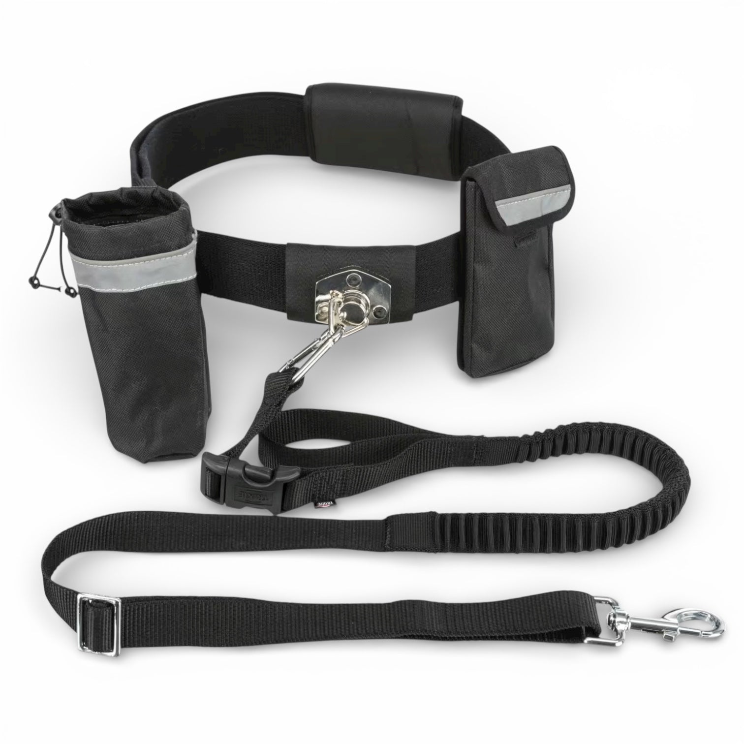 Joggeline med belte M/L – støtdempende line til hund opptil 40 kg