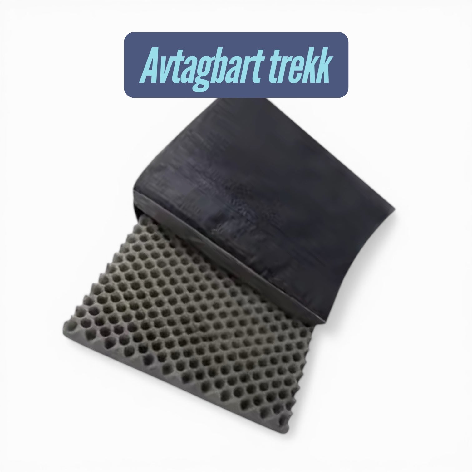 Hundeseng i memory foam med vaskbart trekk og sklisikker bunn