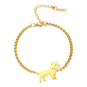Armbånd med bulldoganheng