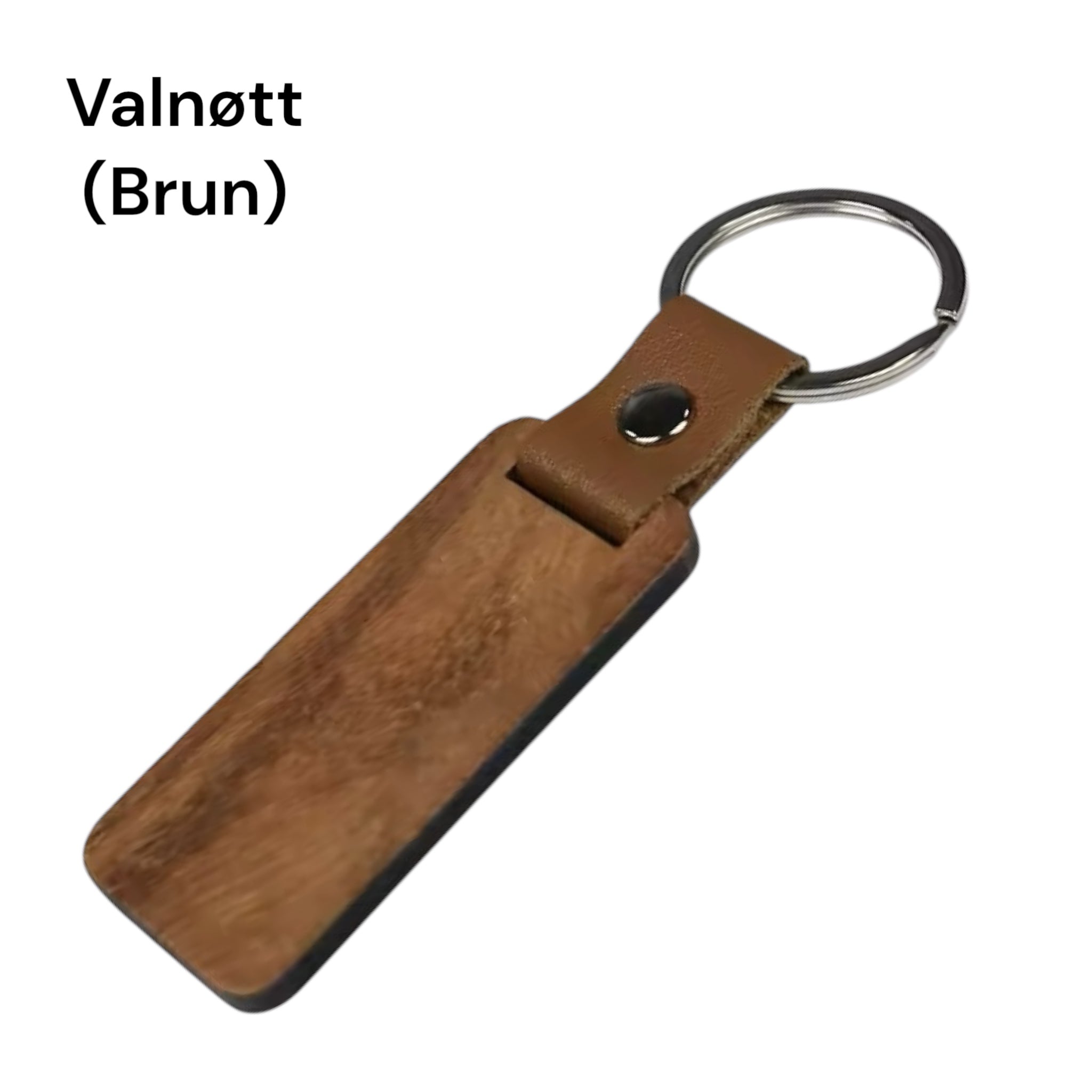ID-brikke - Nøkkelholder - Treverk