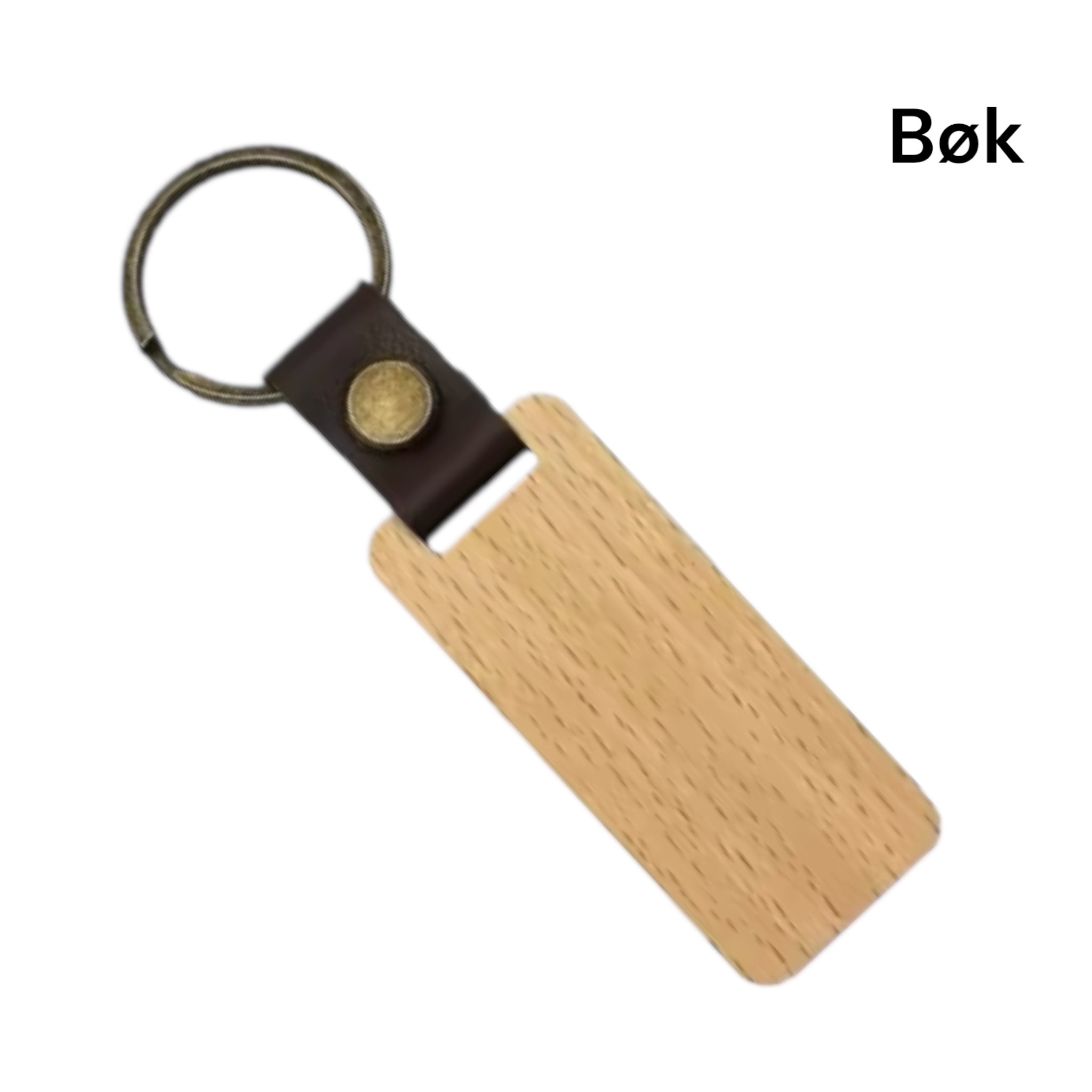 ID-brikke - Nøkkelholder - Treverk