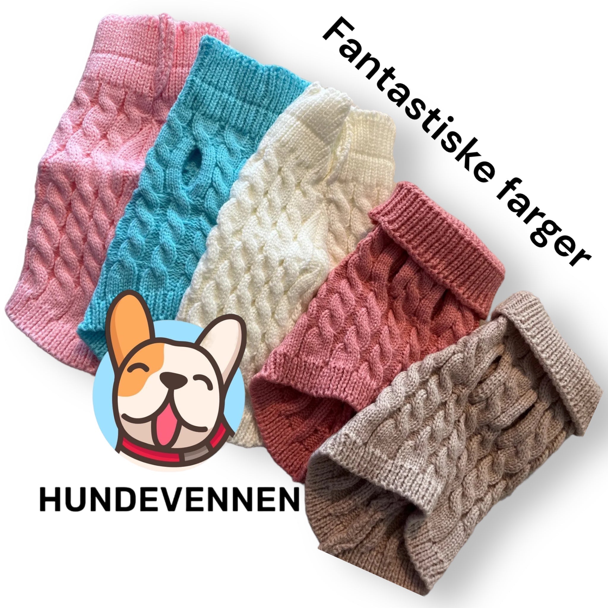 Strikket hundegenser