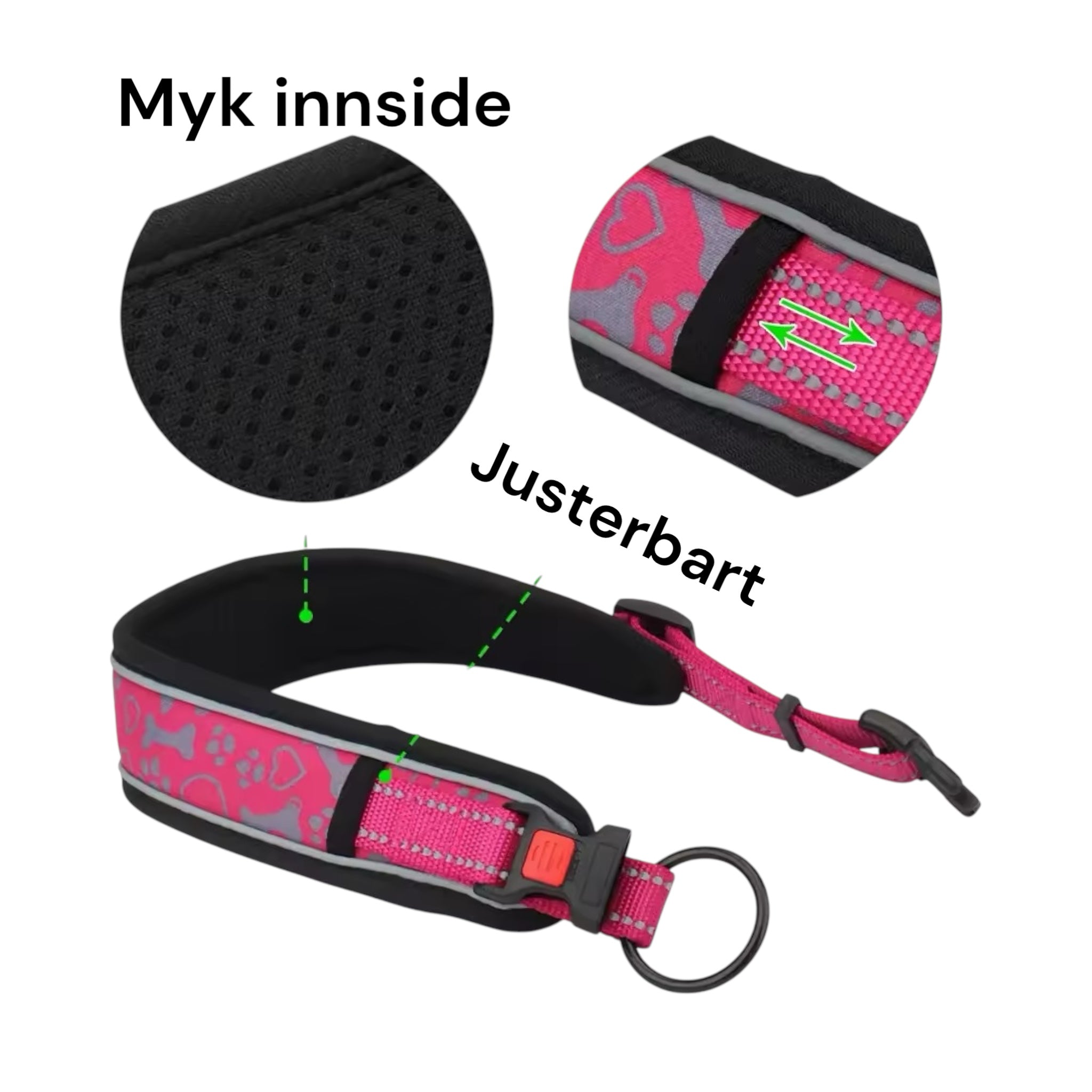 Reflekshalsbånd til hund