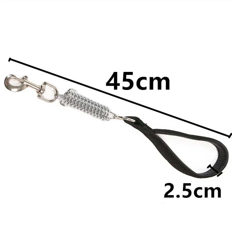 Kort støtdempende hundebånd – elastisk kobbel 45 cm