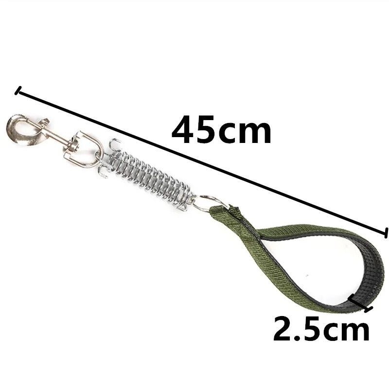 Kort støtdempende hundebånd – elastisk kobbel 45 cm